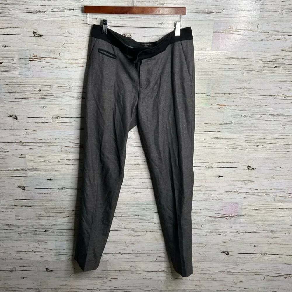 Banana republic Martin  fit trousers dress pants size 6 black gray